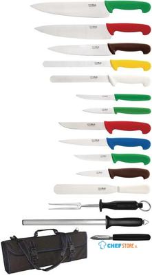 Hygiplas roestvrijstalen messenset | S454