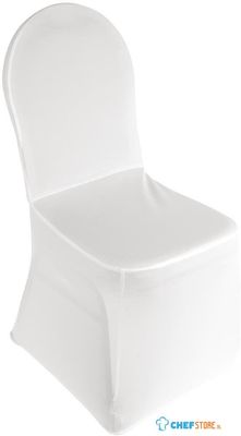 Bolero hoes voor banketstoel wit | DP924