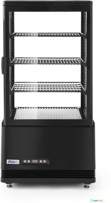 Koelvitrinekast 68L | zwart | Geen condens | Arktic 233238