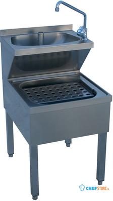 Gecombineerde Handwabak | op onderstel | LMC-57 | Diamond 1