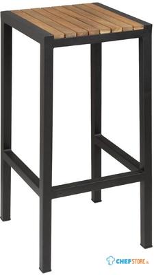 Bolero stalen en acaciahouten barkrukken | DS156