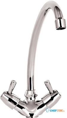 Monobloc mengkraan met 90° hendels en kraan van 20cm | DY372