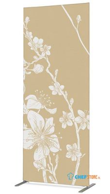 Syna Scheidingswand Textiel Deco 85-200 Dubbelzijdig Abstracte Japanse Bloesem - ZBSLIM085-200-DSI6