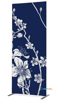 Syna Scheidingswand Textiel Deco 85-200 Dubbelzijdig Abstracte Japanse Bloesem - ZBSLIM085-200-DSI8