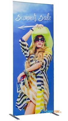 Syna Zipper-Banner Slim 100 X 200 cm - ZBSLIM100-200