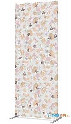 Syna Scheidingswand Textiel Deco 100-200 Dubbelzijdig Foya Bloemen - ZBSLIM100-200-DSI22