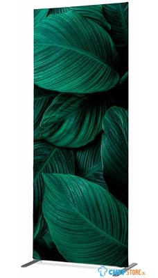 Syna Scheidingswand Textiel Deco 100-200 Dubbelzijdig Botanische Bladeren Groen - ZBSLIM100-200-DSI4