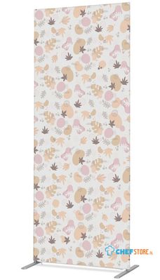 Syna Scheidingswand Textiel Deco 85-200 Dubbelzijdig Foya Bloemen - ZBSLIM085-200-DSI22