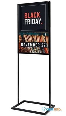Syna Poster Display Decor Click A1 Double Sided Zwart - PDCLA1DC9005