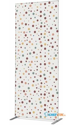 Syna Scheidingswand Textiel Deco 100-200 Dubbelzijdig Stippen Aarde ECO - ZBSLIM100-200-DSI2ECO