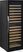 TEFCOLD Zwarte Wijnkoeler met Glazen Deur voor Exclusieve Presentatie - TFW400-2F