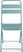 Essentials Breeze Bistro Klapstoel Metaal Blauw - 50824 3