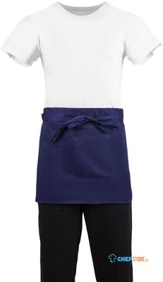 Whites Korte Sloof Donkerblauw, Whites Chefs Clothing BB179