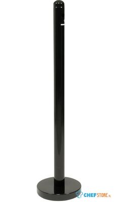 Securit Rookpaal En Onderstel Zwart RVS - 100cm - CU942