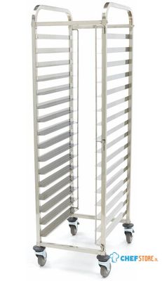 Maxima Regaalwagen - 16 X (60 X 40 cm) - excl. Bakplaten en Roosters - 09300548