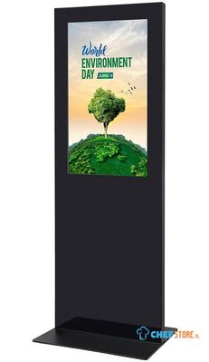 Syna DISTOTEMBL43ESFT Digitale Totem Slim Zwart met 43" Samsung Scherm en Touchfolie