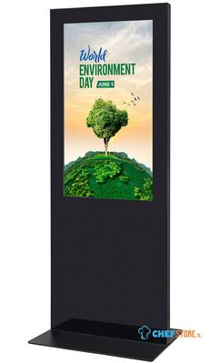 Syna DISTOTEMBL50ESF Digitale Totem Slim Zwart met 50" Samsung Scherm