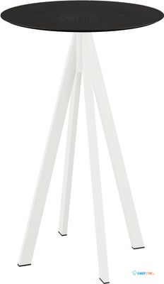 Essentials Infinity Statafel Wit Frame + Zwart HPL 70 cm - 120051070