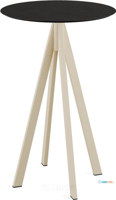 Essentials Infinity Statafel Zand Frame + Zwart HPL 70 cm - 120061070