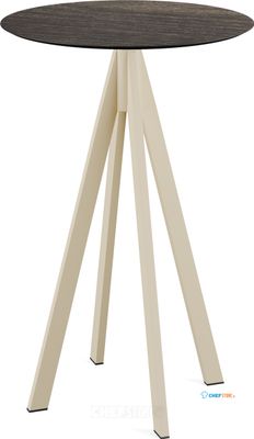 Infinity Statafel Zand Frame + Riverwashed Wood HPL 70 cm - Essentials 120061470