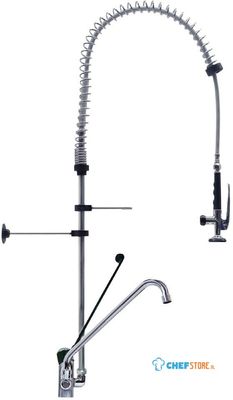 Gastro M lage voorspoeldouche monobloc zwenkkraan handsfree | CS491