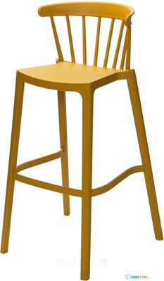 Windson Barstoel oker Geel - Polypropyleen - 56x55x103cm (bxtxh) - 50914 - veba 50914 1