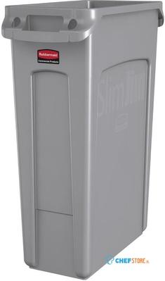 Rubbermaid Slim Jim container met luchtsleuven 87ltr - F649