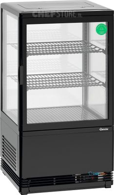 Bartscher Mini Koelvitrine 58L SW - 700358G 1