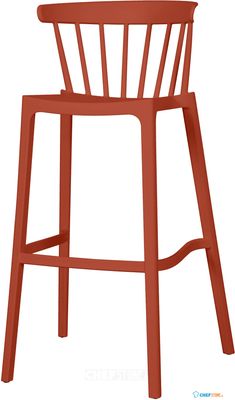 Windson Barkruk Terracotta - Polypropyleen - 56x55x103cm (LxBxH) - 50915 - Essentials 50915 1