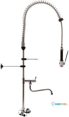 Voorspoeldouche met draaiknoppen en zwenkkraan 120cm | CW362