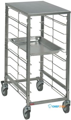 Diamond Silowagen voor 7xGN 1/1, tussenruimte 75 mm, met top in R.V.S. | CG17/B 1
