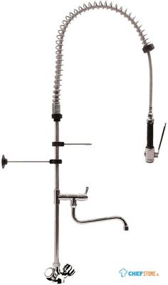 Voorspoeldouche met draaiknoppen en zwenkkraan 120cm | CW362