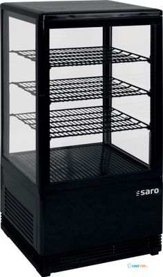 SARO Mini Koelvitrine 70 Liter Model SC 70 Zwart - SC 70 ZWART 1