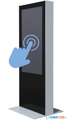 Syna Digitale Totem Dubbelzijdig met 65" Samsung Scherm en Touchfolie - DIDTOTEM65ESFT