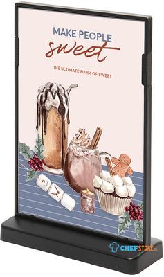 Scritto® Menustandaard T Zwart A5 - TA5PBLACK