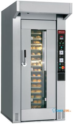 Diamond Oven voor bakkerij en banketbakkerij, ronddraaiend, 15 of 18 Niv.(450x650 mm of 500x700 mm) | FRM/4G-L 1