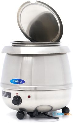 09306100 Soepketel - 10 L - Uitneembare binnenpan - RVS - met Lepeluitsparing