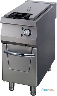 Maxima Premium Friteuse - 1 X 22 L - Enkel - 90 cm Diep - met Tapkraan - Elektrisch - 09398607