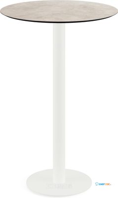 Urban Statafel Wit Frame + Moonstone HPL 70 cm - Essentials 130051370