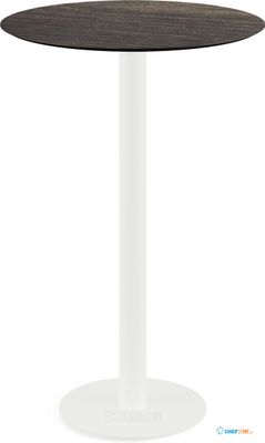 Urban Statafel Wit Frame + Riverwashed Wood HPL 70 cm - Essentials 130051470