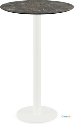 Urban Statafel Wit Frame + Galaxy Marble HPL 70 cm - Essentials 130051570