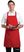 Colour by Chef Works halterschort rood - B196 2