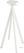 Essentials Infinity Statafel Wit Frame + Zwart HPL 70 cm - 120051070 3
