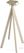 Infinity Statafel Zand Frame + Tropical Wood HPL 70 cm - Essentials 120061270 3