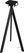 Essentials Infinity Tripod Statafel Zwart Frame + Galaxy Marble HPL 70x70 cm - 140041577 3