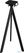 Essentials Infinity Tripod Statafel Zwart Frame + Midnight Marble HPL 70x70 cm - 140041677 3