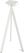 Essentials Infinity Tripod Statafel Wit Frame + Midnight Marble HPL 70 cm - 140051670 3