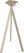Essentials Infinity Tripod Statafel Zand Frame + Galaxy Marble HPL 70x70 cm - 140061577 3