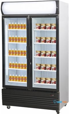 Koel & Vrieskast | 932L | 2 Deuren/zones | zwart/wit/glas | Combisteel | 7455.2150 1