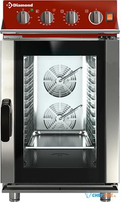 Diamond FVS10-711/CMC Elektrische stoom/convectieoven, 10x GN 1/1 mechanisch
